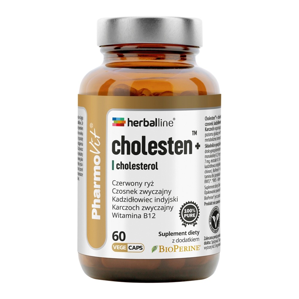 Pharmovit Cholesten Herballine Suplement diety 60 kaps.