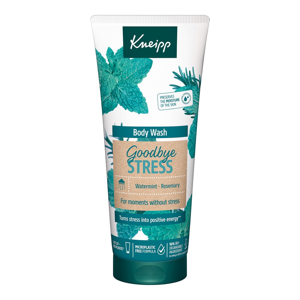 Kneipp, Goodbye Stress, Płyn pod prysznic Rozmaryn i Mięta, 200 ml