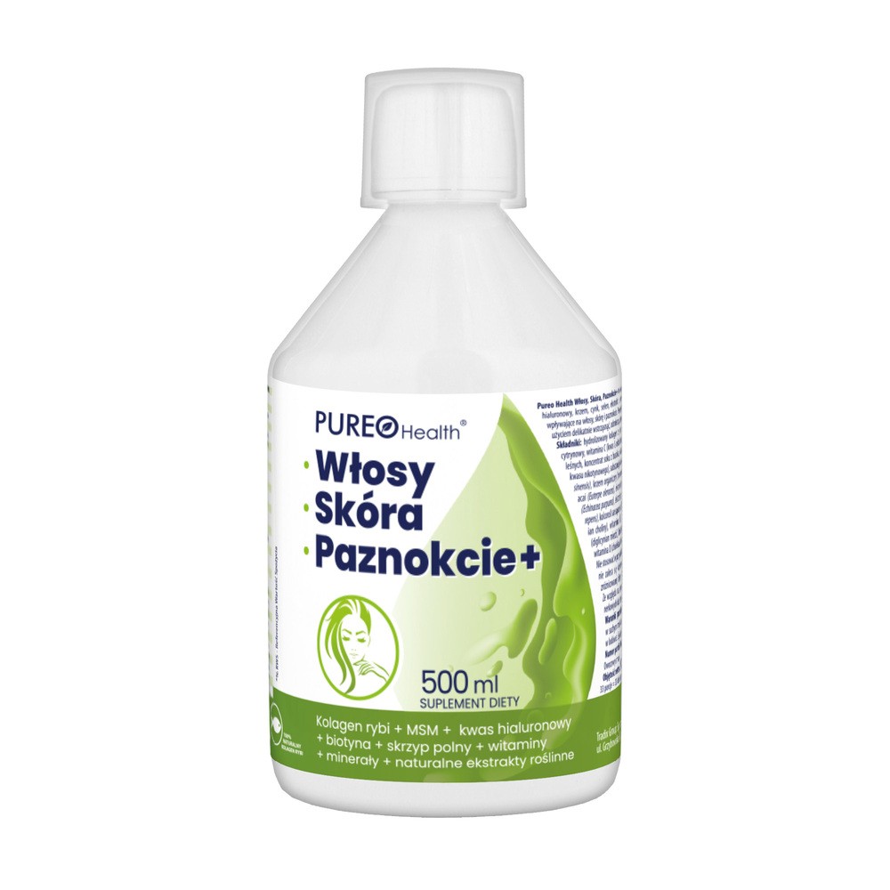 Pureo Health Włosy Skóra Paznokcie+ 500 ml
