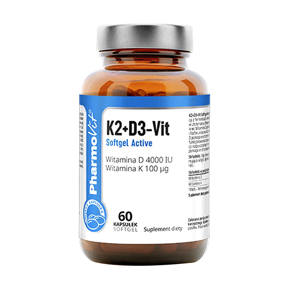 Pharmovit Witamina K2+D3-Vit Softgel Active 60 kaps FD00-85937