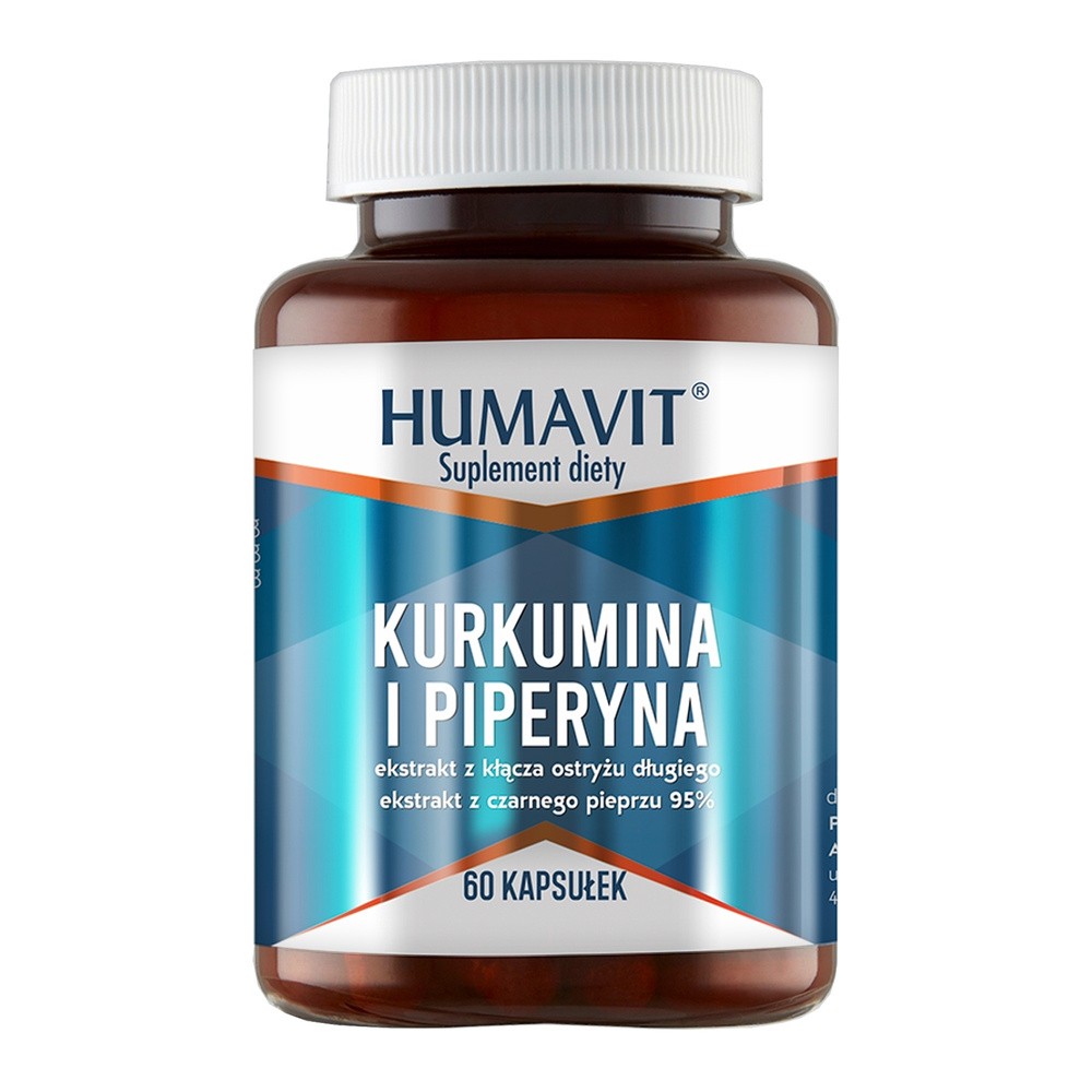 Humavit Kurkumina i Piperyna, suplement diety, 60 kapsułek  3514741