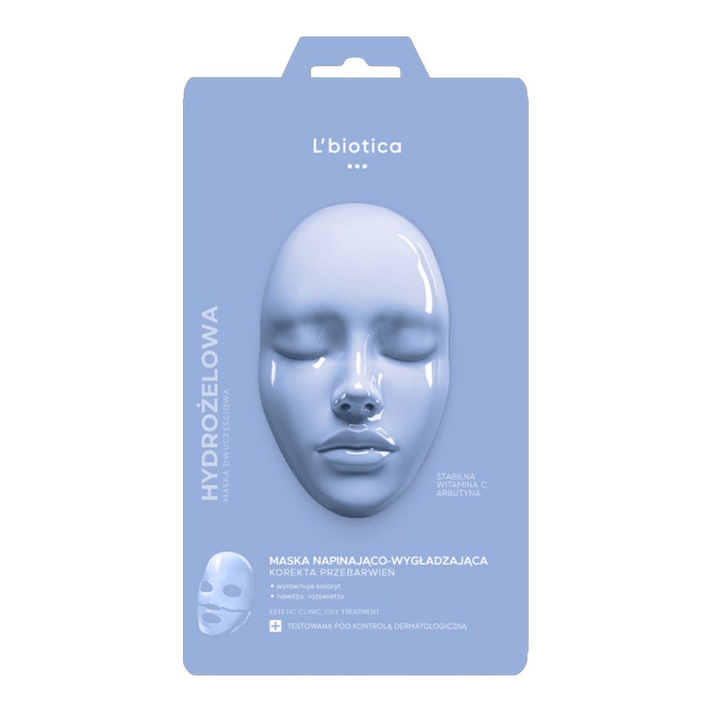 L'Biotica Estetic Clinic Oxy Treatment - napinająco-wygładzająca dermo-maska hydrożelowa 1szt
