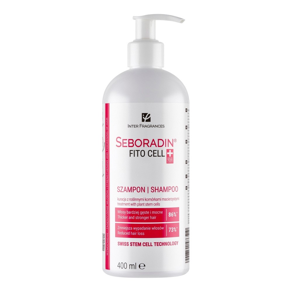 SEBORADIN FITOCELL Szampon do włosów cienkich i słabych, 400ml