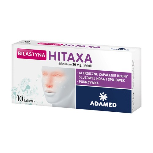 Bilastyna Hitaxa 20 mg 10 Tabl.