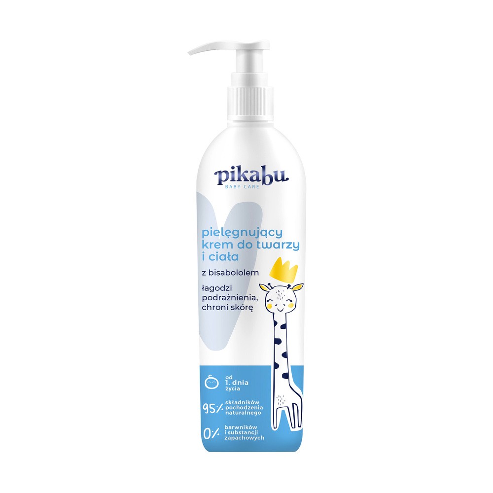 Pikabu Baby Care, pielęgnujący krem do twarzy i ciała, 300 ml