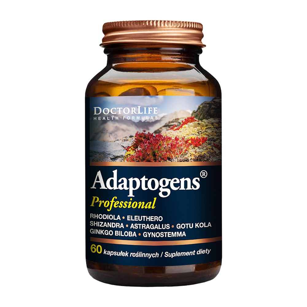 Doctor Life Asian Adaptogens Adaptogeny suplement diety 60 kapsułek