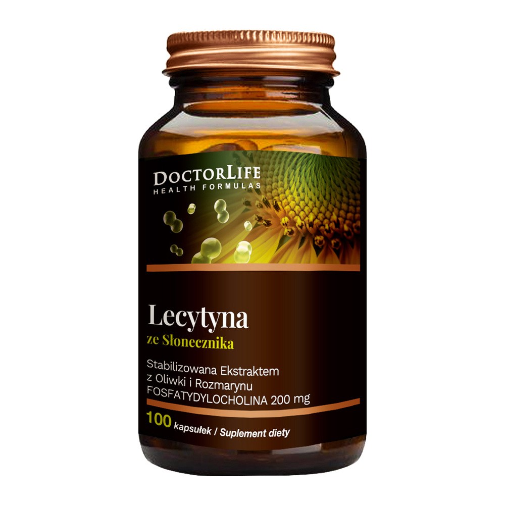 DOCTOR LIFE DOCTOR LIFE Sunflower Lecithin 1200 mg 100 kaps