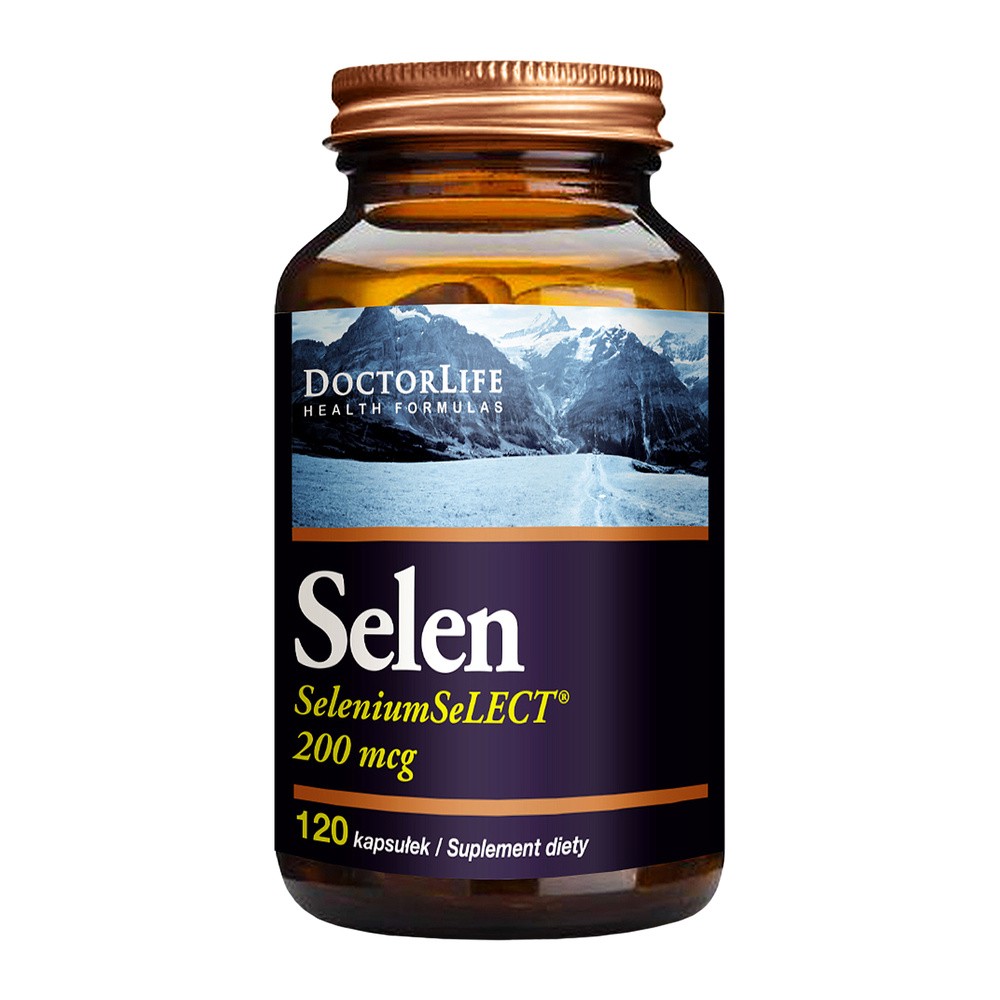DOCTOR LIFE, Selen 200 mcg, 120 kaps