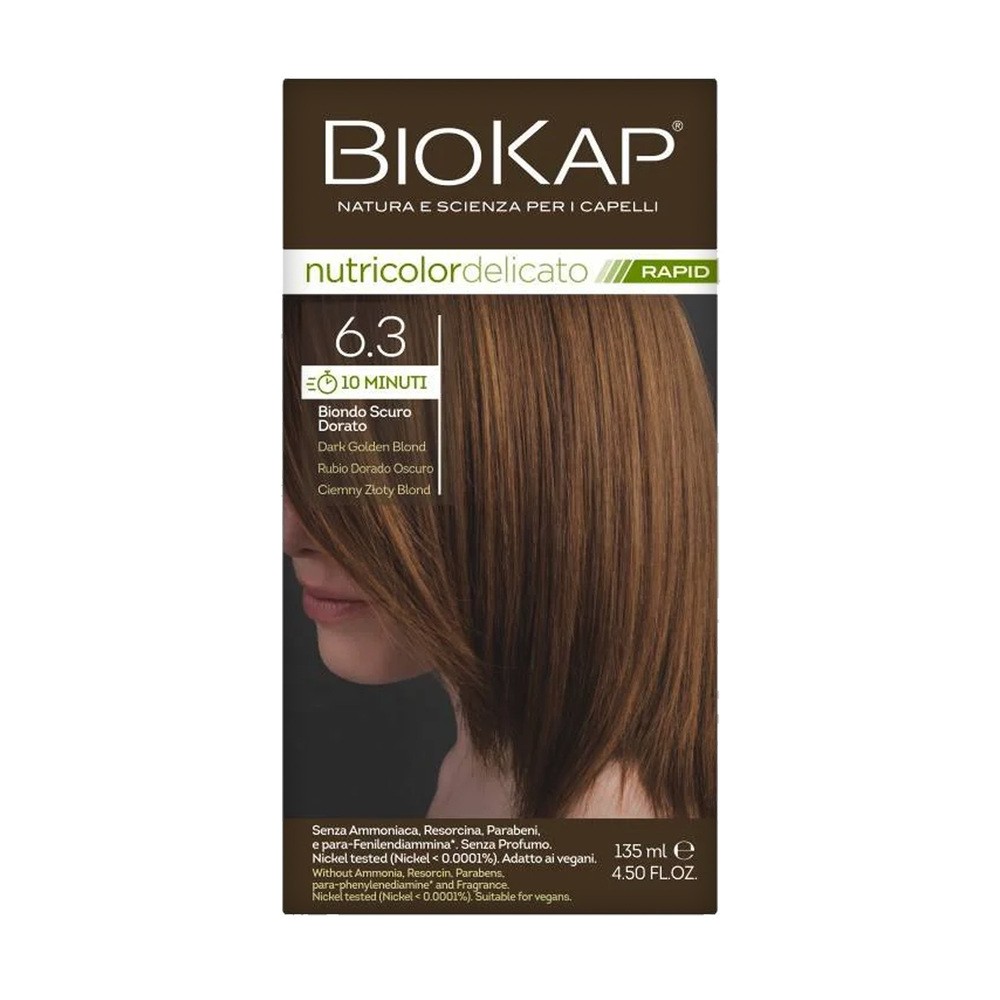 Biokap LAB PHARMA DELICATO RAPID 6.3 Ciemny złoty blond, 135ml