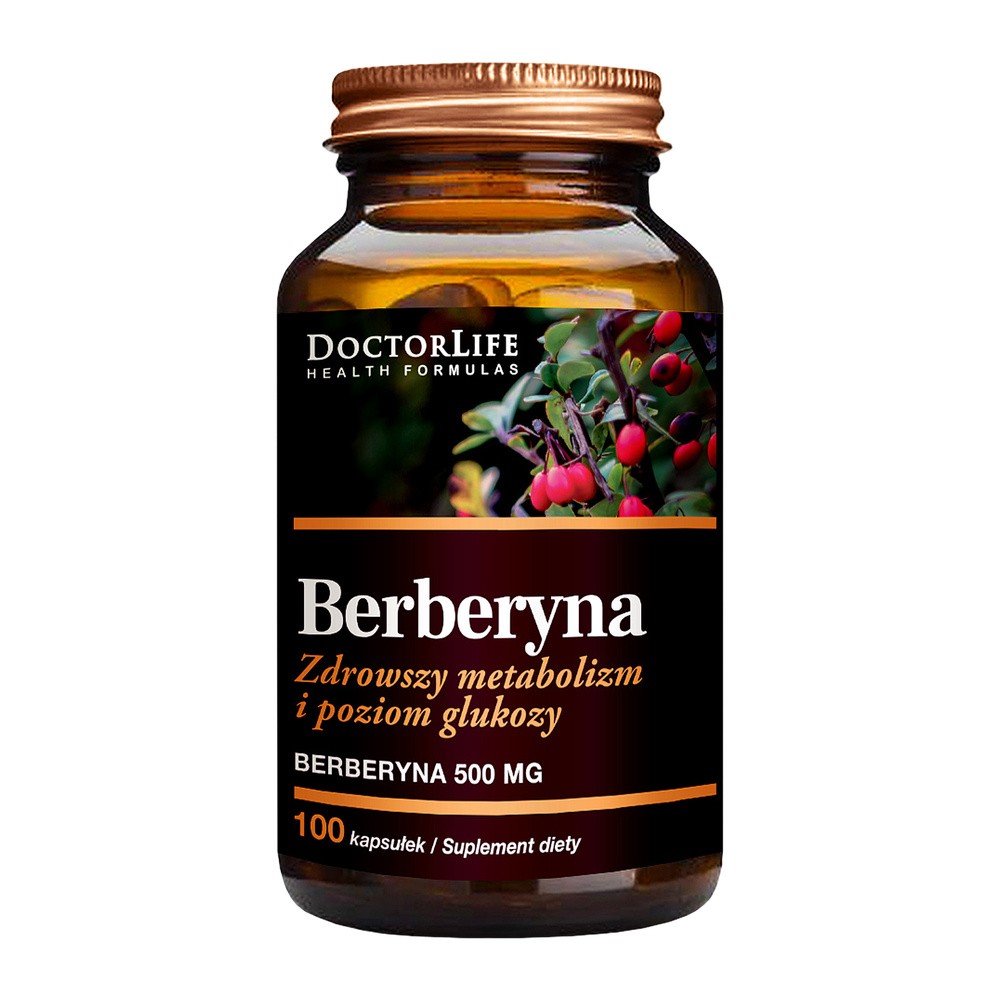 DOCTOR LIFE Doctor Life Berberine Berberyna 350mg Ekstrakt Standaryzowany 90 kapsułek