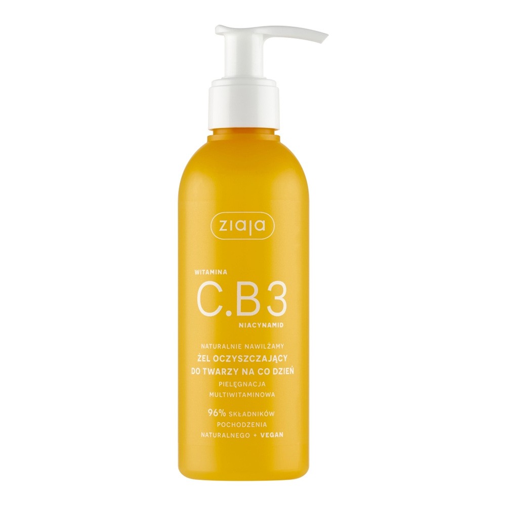 Ziaja witamina C.B3 niacynamid żel oczyszczający do twarzy 190 ml