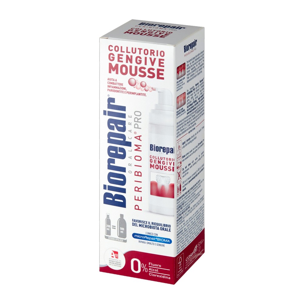 Biorepair BIOREPAIR PERIBIOMA kojąca pianka na dziąsła z probiotykami 200 ml