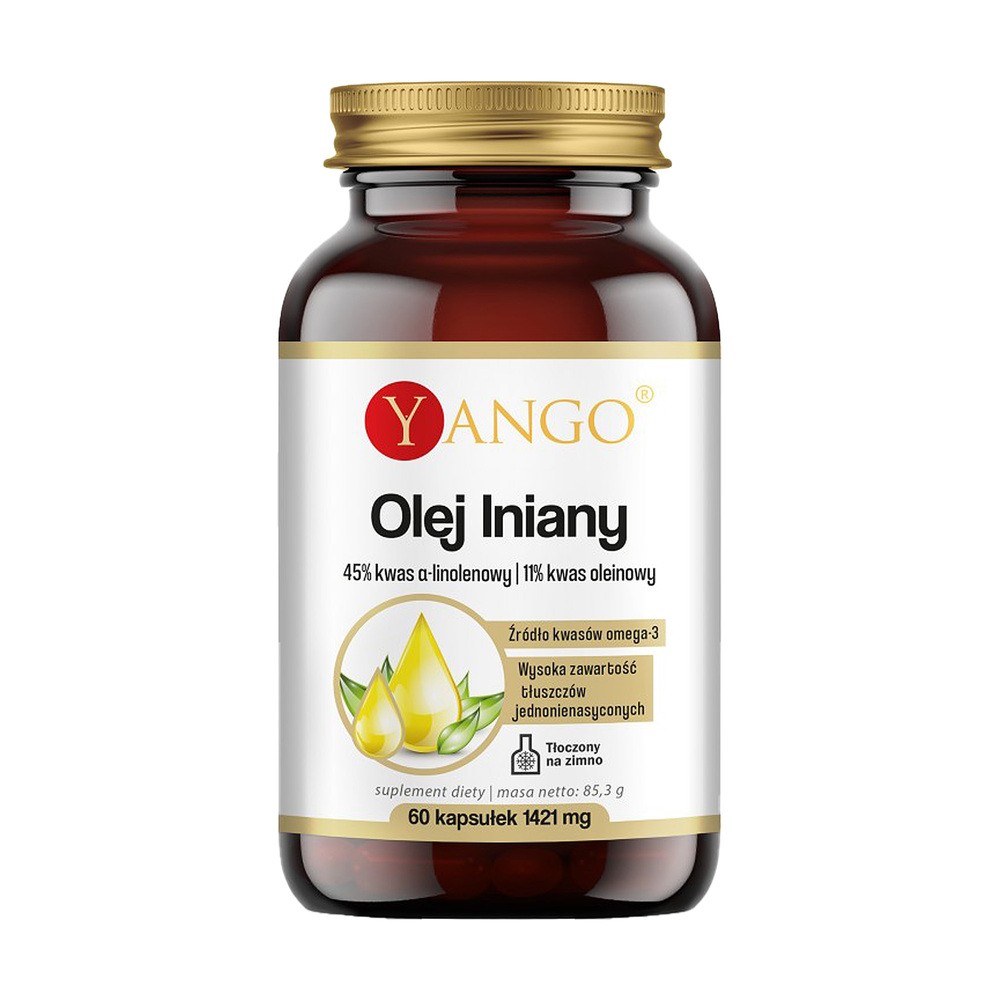 Yango Olej lniany - suplement diety 60 kaps.