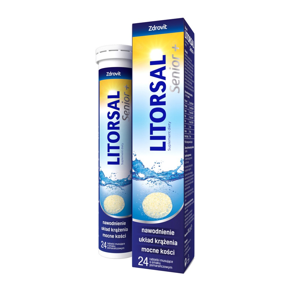 Zdrovit Litorsal Senior + x 24 tabletek musujących