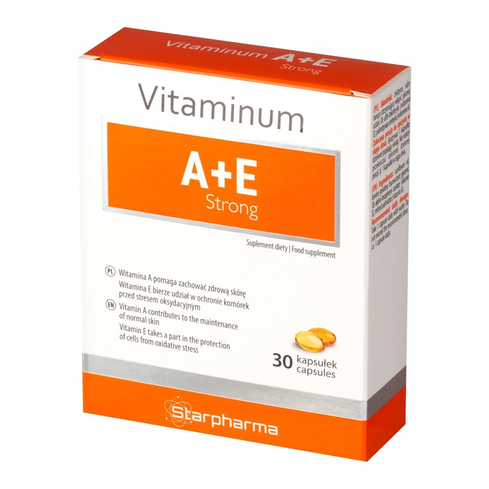 Starpharma Vitaminum A + E Strong 30 kapsułek