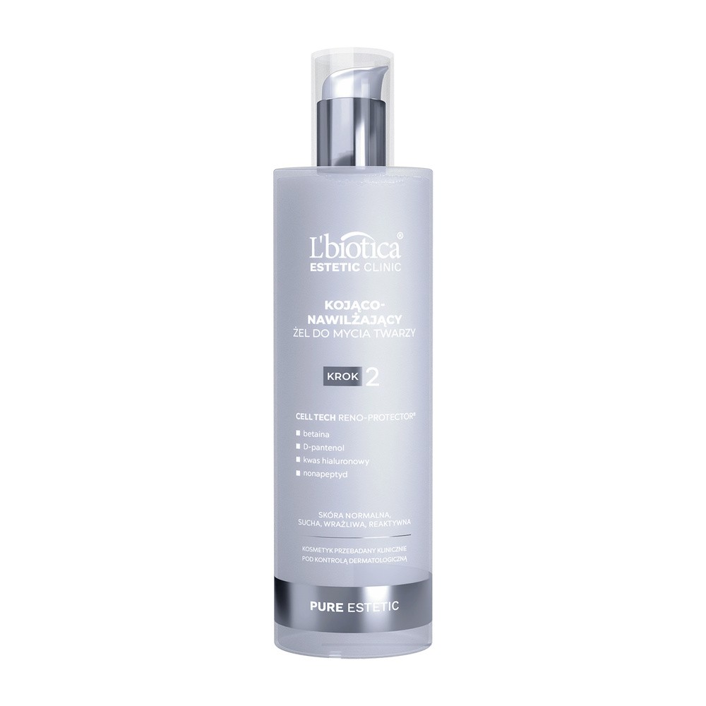 L'biotica Pure Estetic kojąco-nawilżający żel do mycia twarzy 200 ml