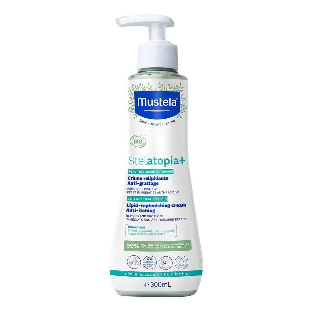 Mustela Stelatopia+ Krem uzupełniający lipidy 300ml