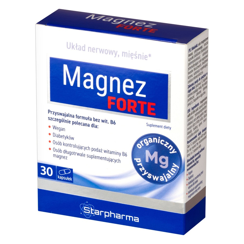 Starpharma SP. Z O.O. Magnez Strong 30 kapsułek