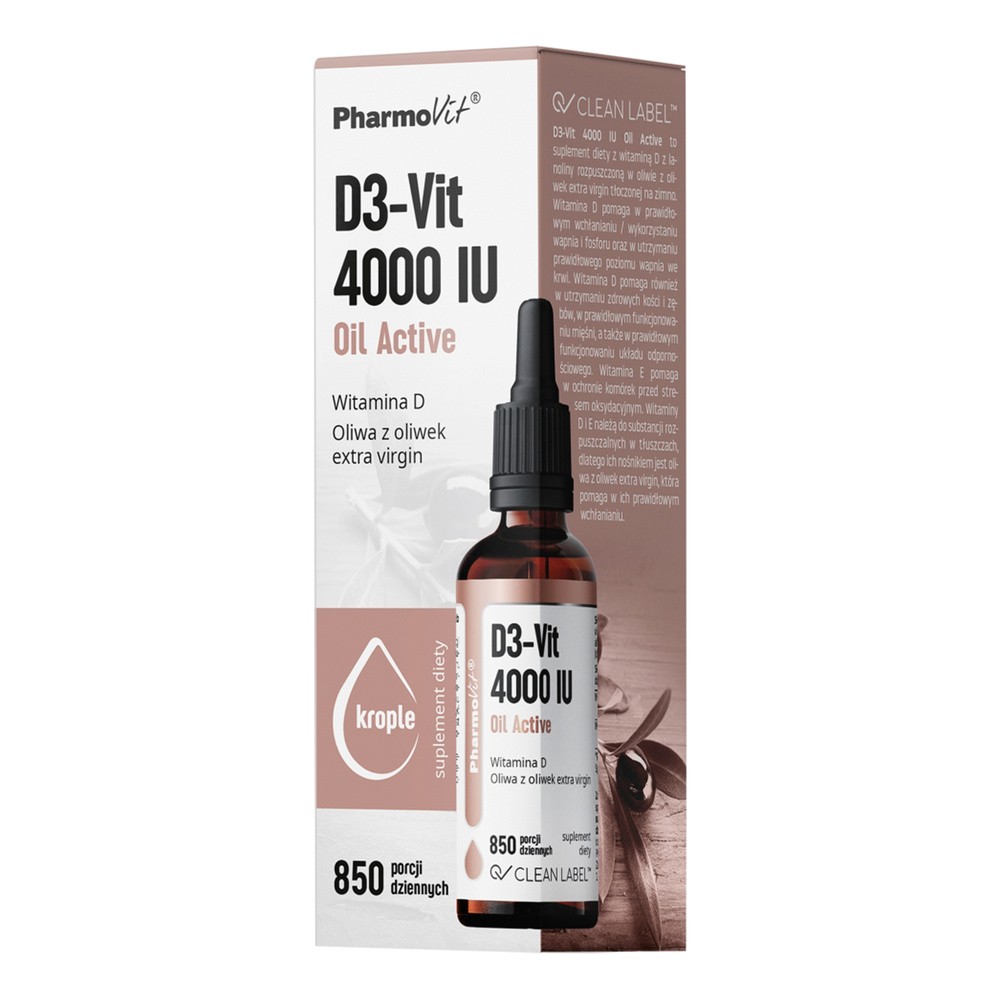 Pharmovit Witamina D3-Vit 4000 IU Oil Active 30 ml 15D2-10658