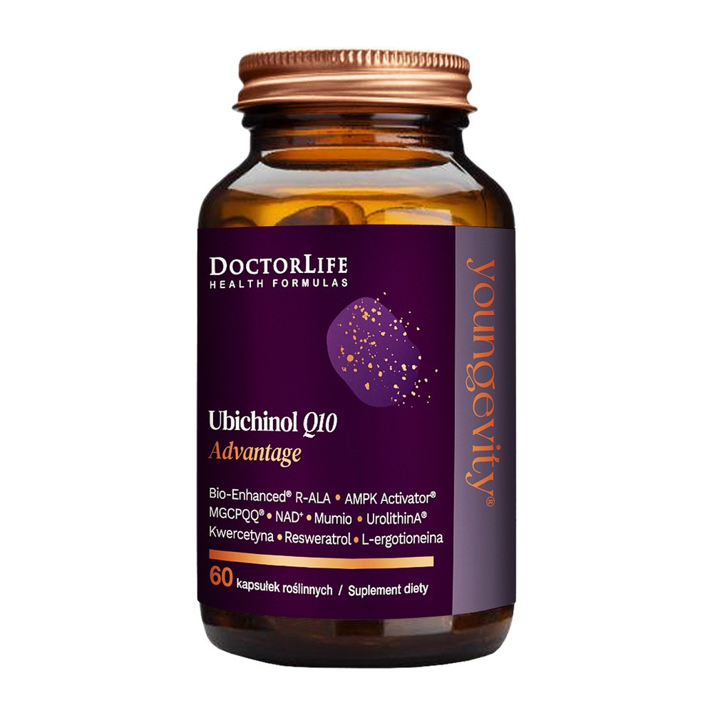 Doctor Life, Longevity Ubichinol Q10 Advantage suplement diety, 60 kapsułek