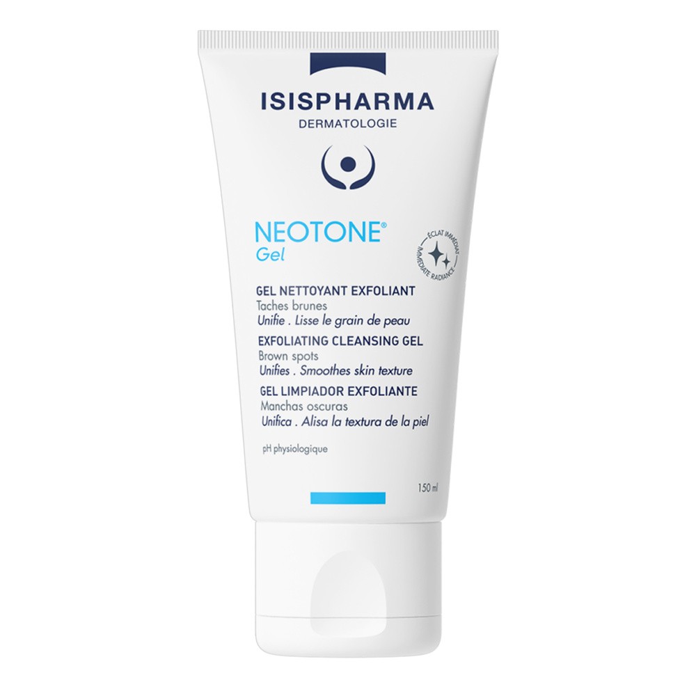 IsisPharma Neotone żel do mycia twarzy złuszczająco-oczyszczający rozjaśniający przebarwienia 150 ml