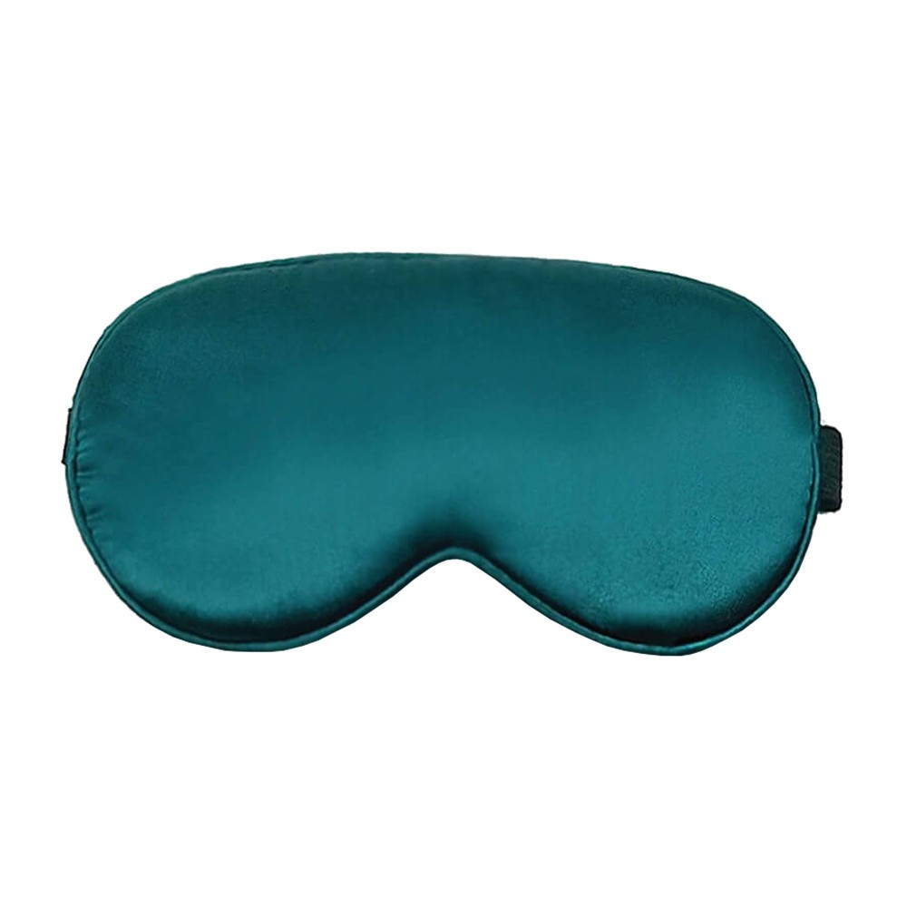 Jedwabna opaska maska do spania Waya Silk - dark green