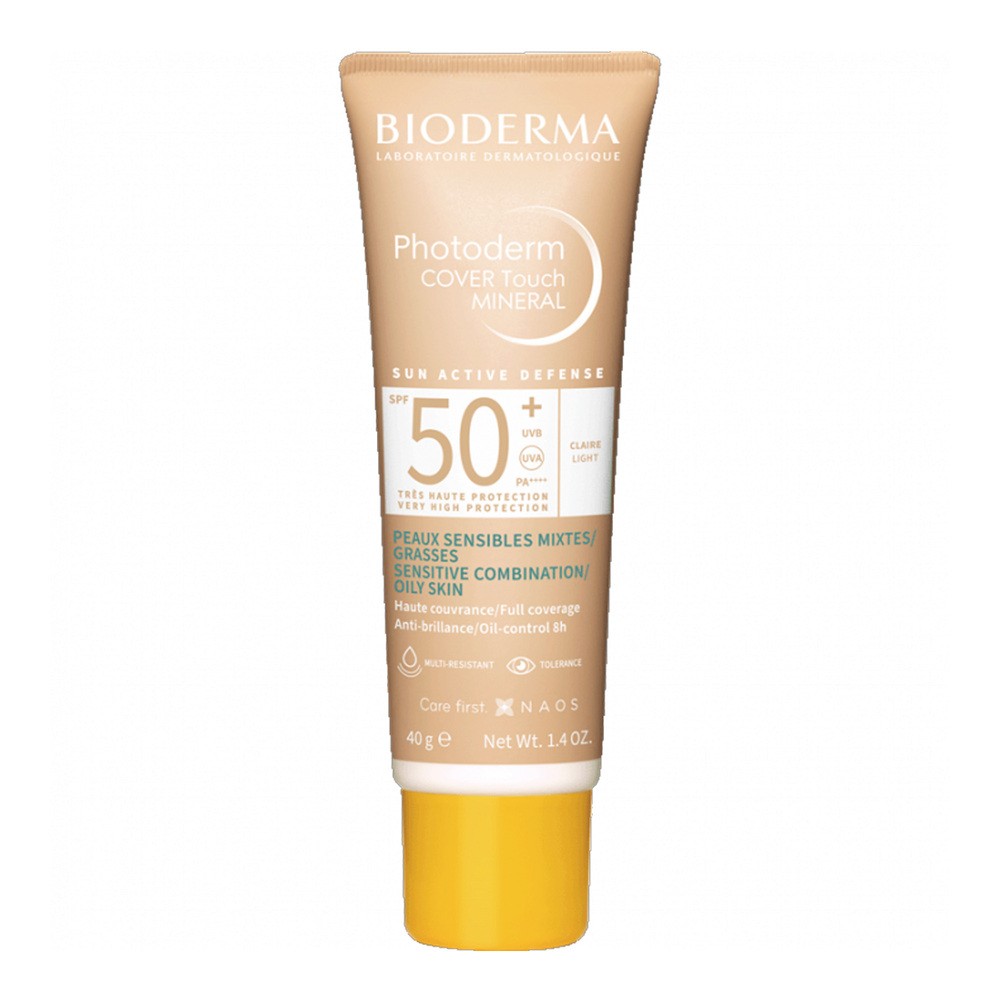 Bioderma Photoderm Cover Touch Mineral SPF50+ Jasny 40g