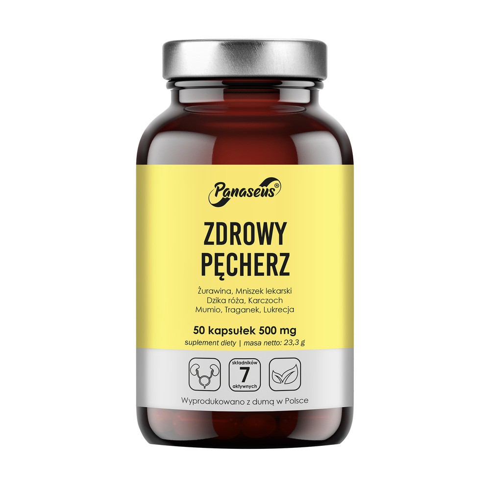 Panaseus Zdrowy Pęcherz 50 kapsułek (5904194061555)