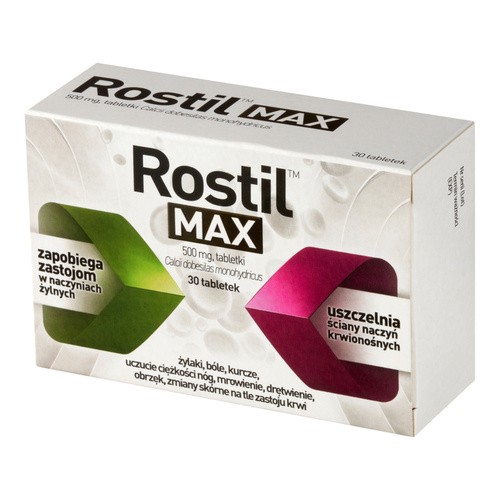 Rostil Max 500 mg 30 Tabletek
