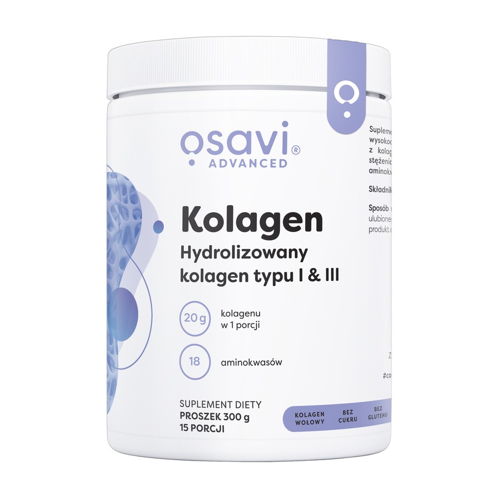Osavi - Kolagen Typu 1 i 3, Proszek, 300g