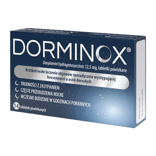 Dorminox 12,5 mg x 14 tabl powlekanych
