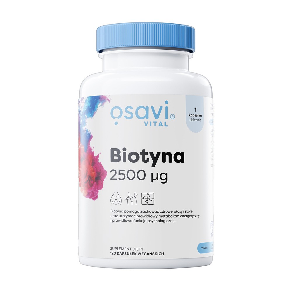 Osavi - Biotyna, 2500mcg, 120 kapsułek