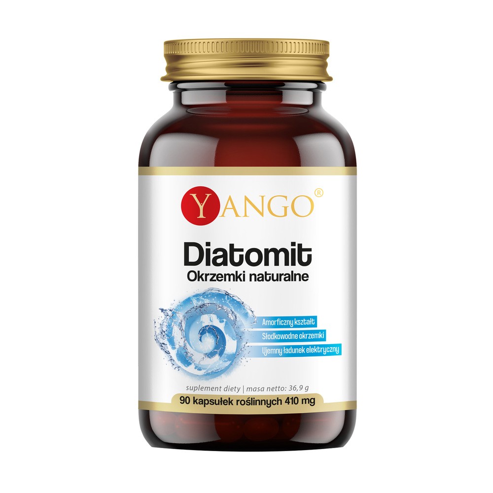 Yango Diatomit Okrzemki naturalne, 90 kapsułek