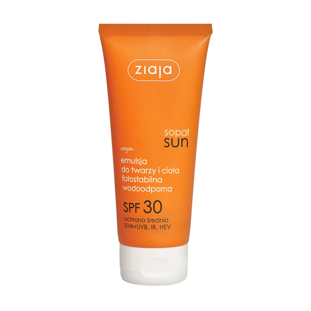 Ziaja Sopot Sun emulsja do twarzy i ciała SPF30 100ml