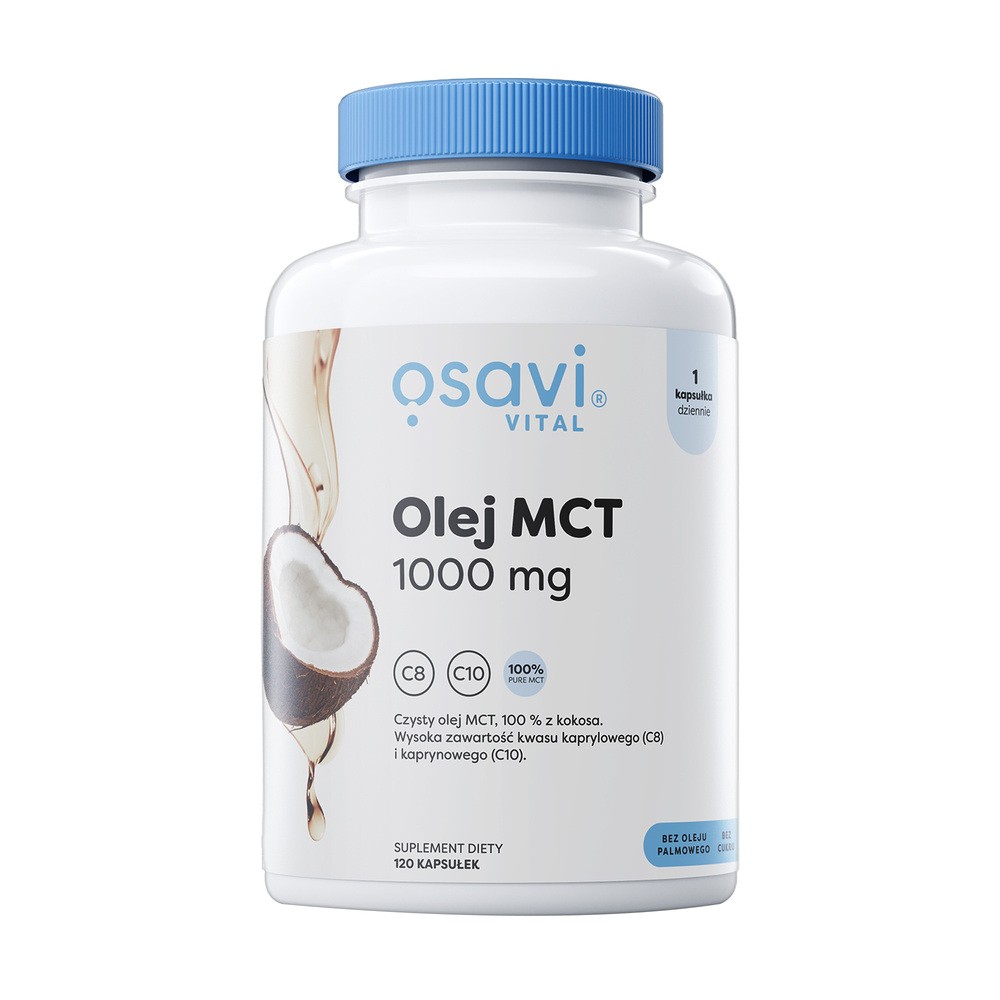 Osavi - Olej MCT, 1000mg, 120 kapsułek miękkich