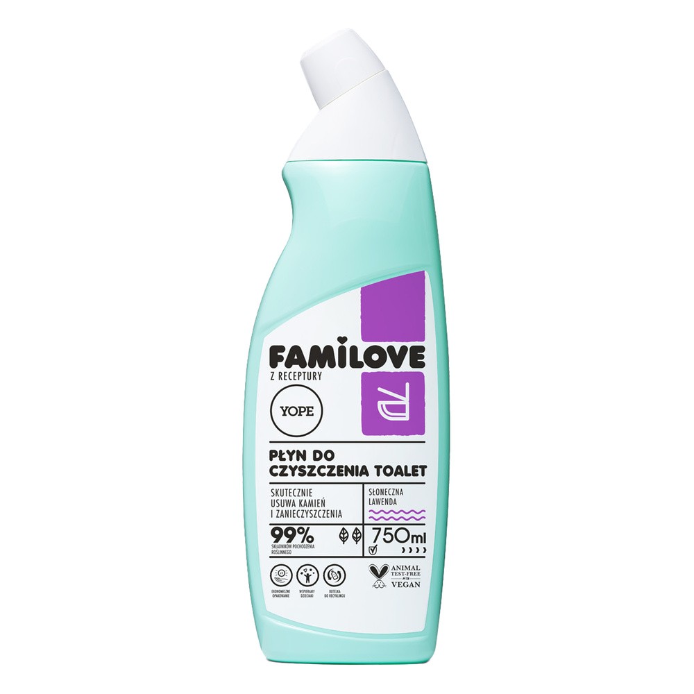 Yope Familove, naturalny płyn do WC, 750ml