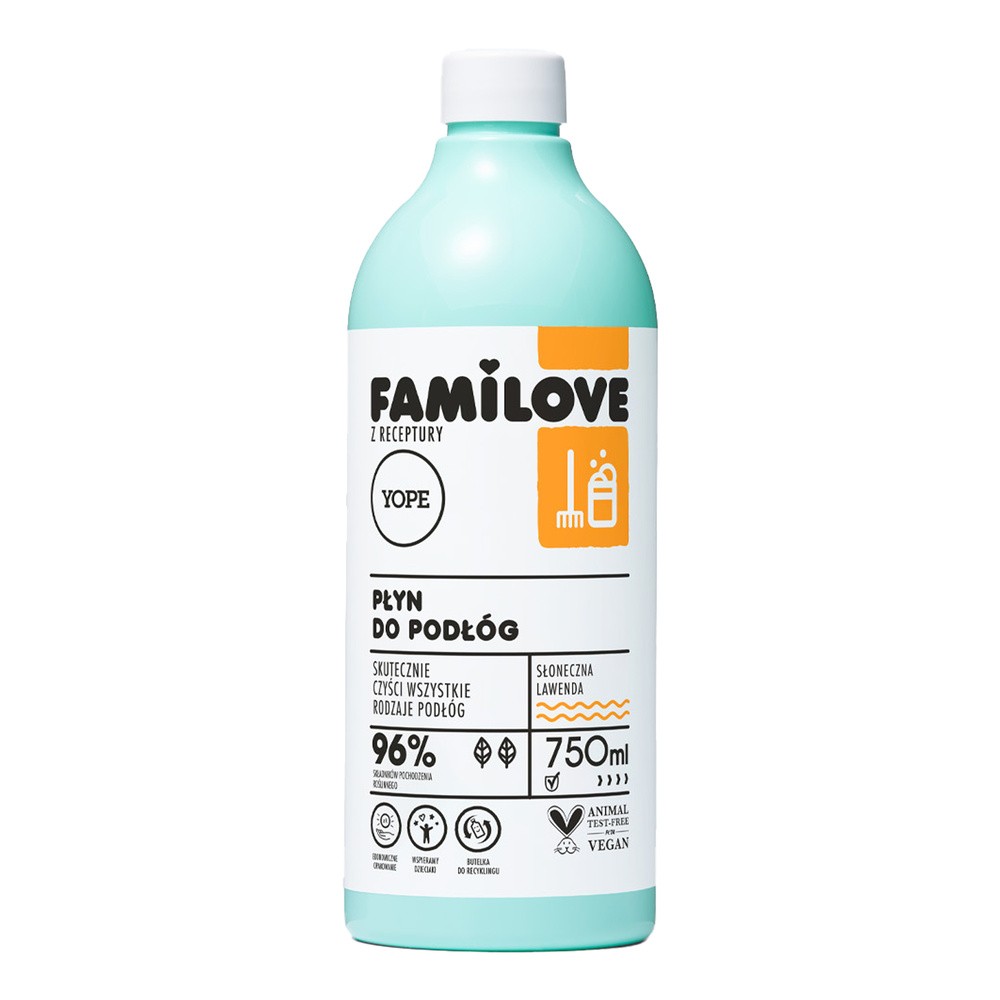 Yope Familove, naturalny płyn do podłóg, 750ml