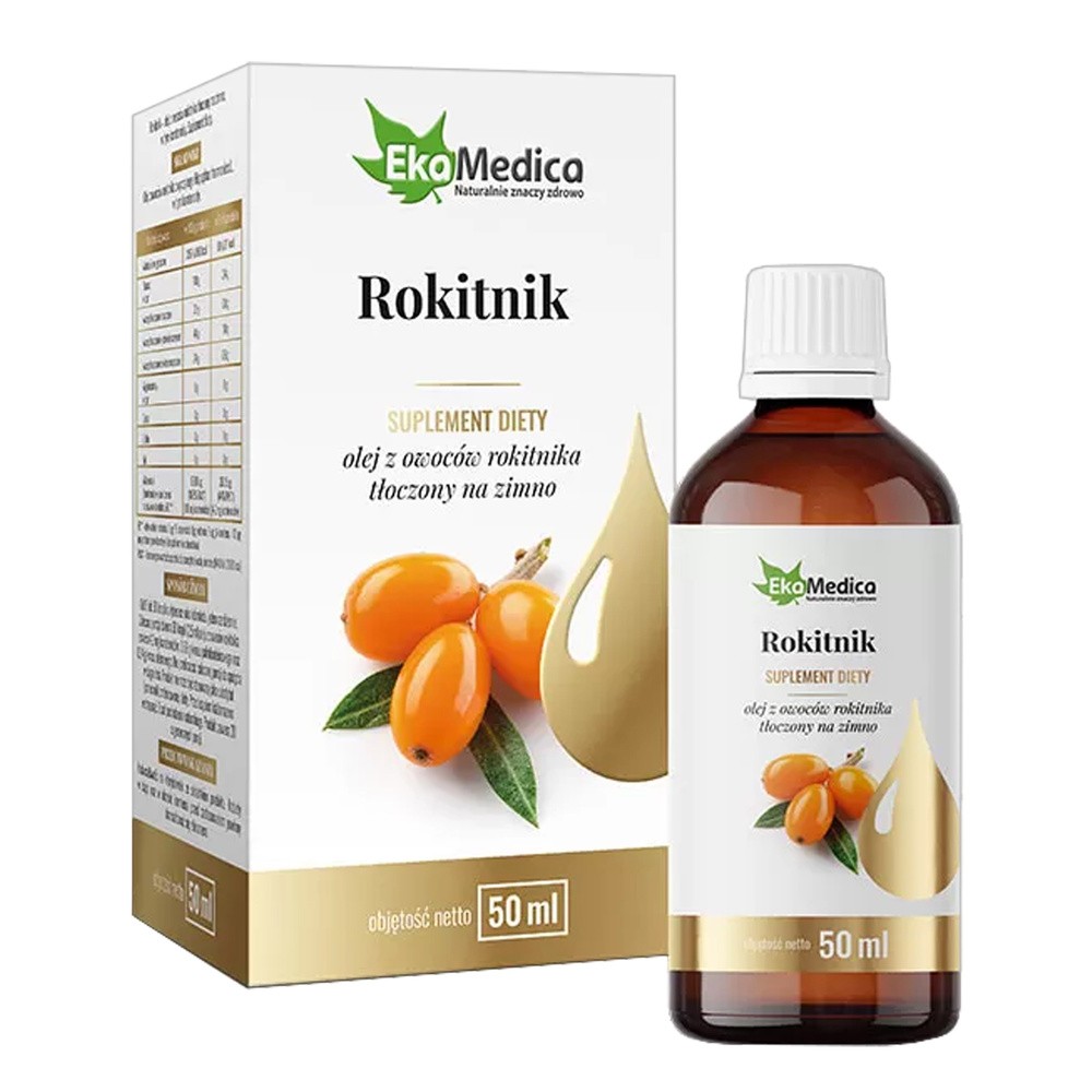 EkaMedica Olej rokitnik tłoczony na zimno 50ml