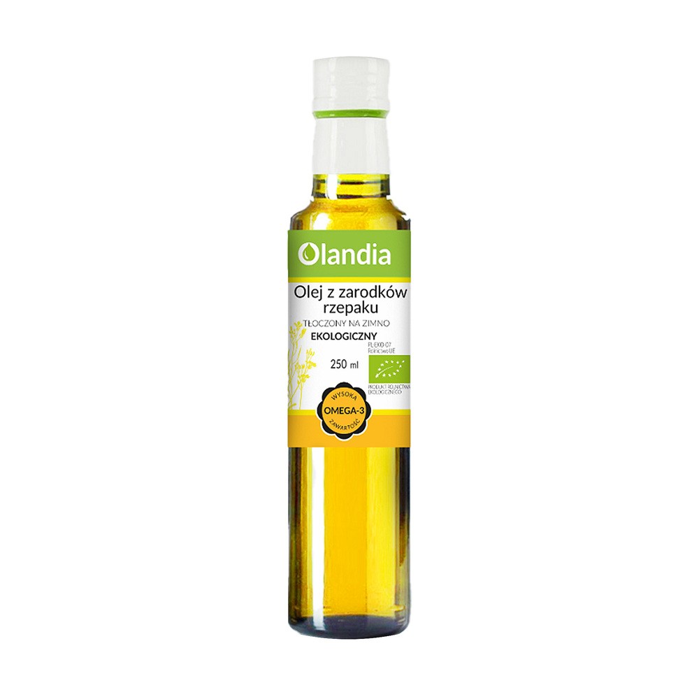 BIO Olej z zarodków rzepaku 250ml OLANDIA