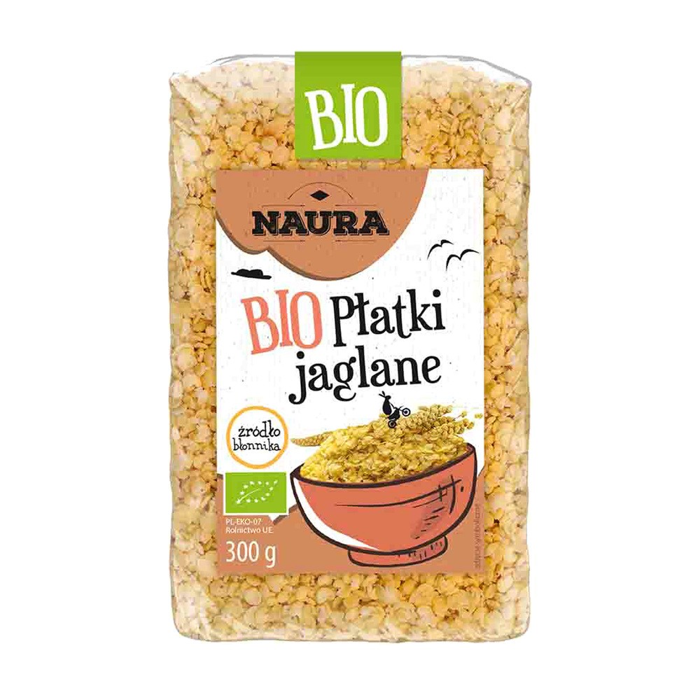 Naura Płatki jaglane BIO 300 g