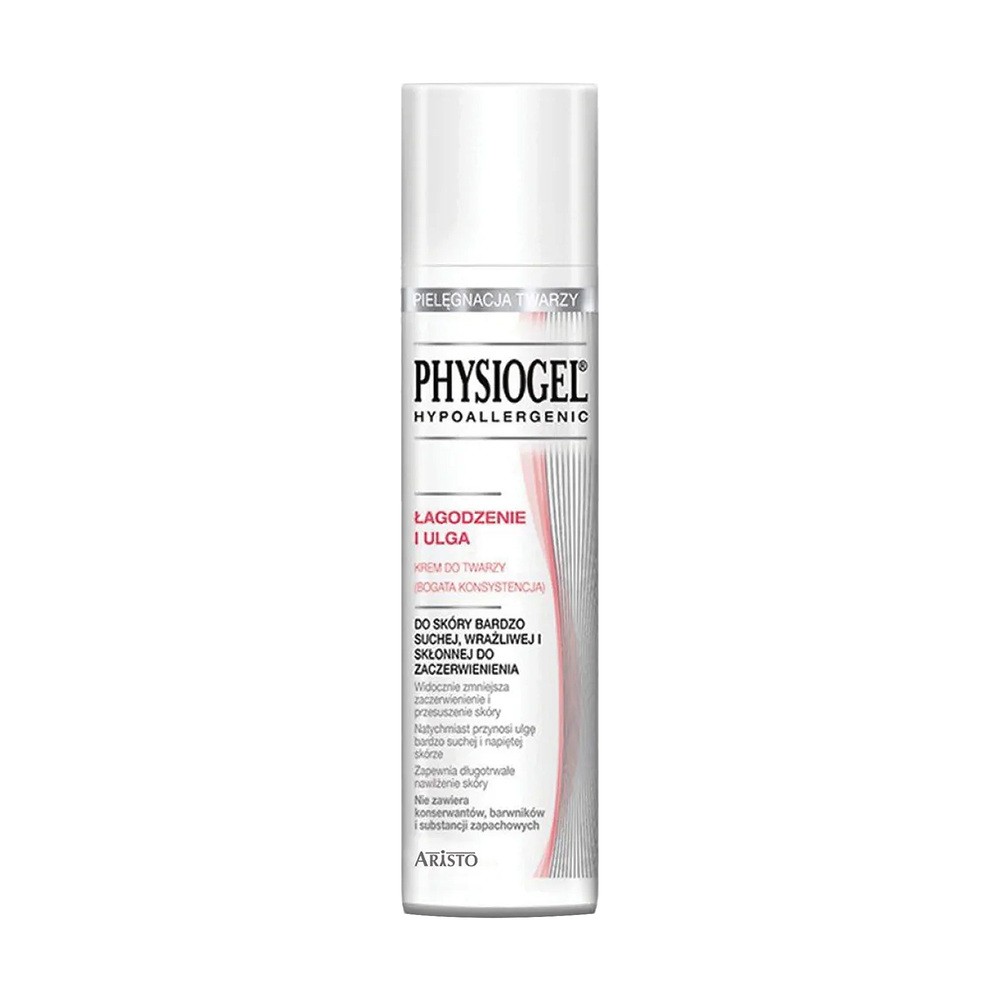 Physiogel Łagodzenie i Ulga krem do twarzy 40 ml (nowa formuła)