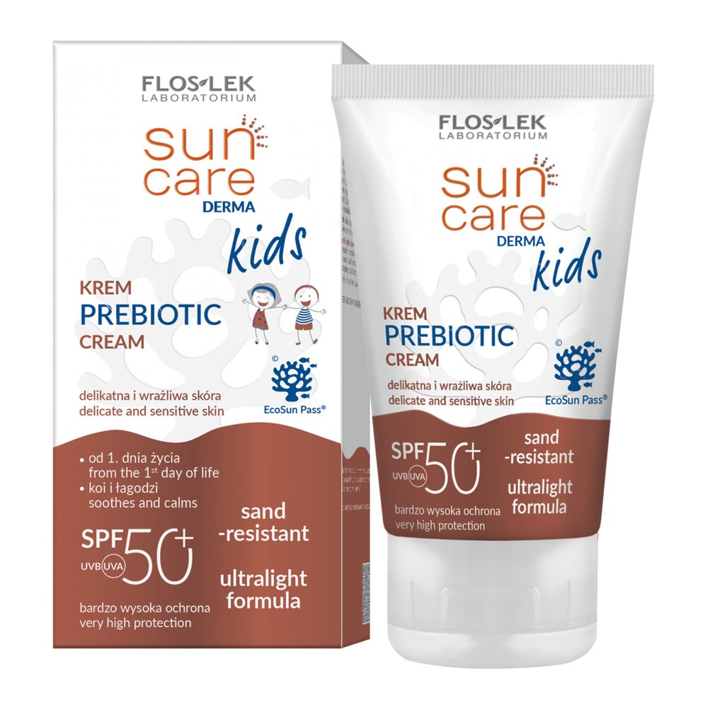 Floslek, Sun Care Kids, Krem Prebiotic Spf50+, Od 1 Dnia Życia, 50 Ml
