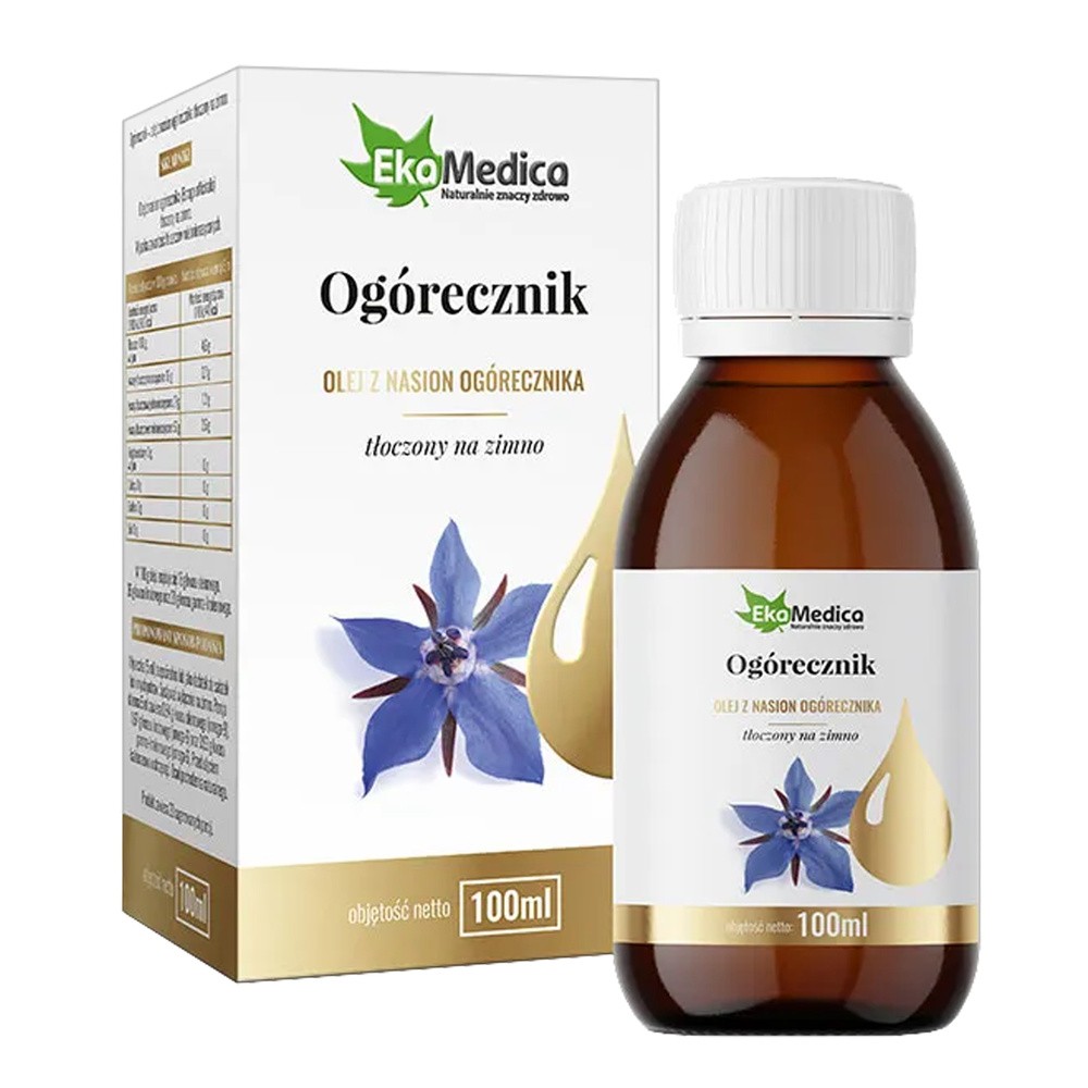 EkaMedica JARO-POL KOZY Olej z ogórecznika 100 % 100 ml 9072738