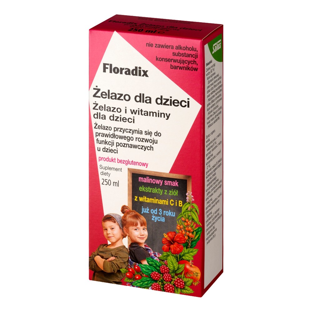 Zioło-Piast Floradix Żelazo dla dzieci 250 ml