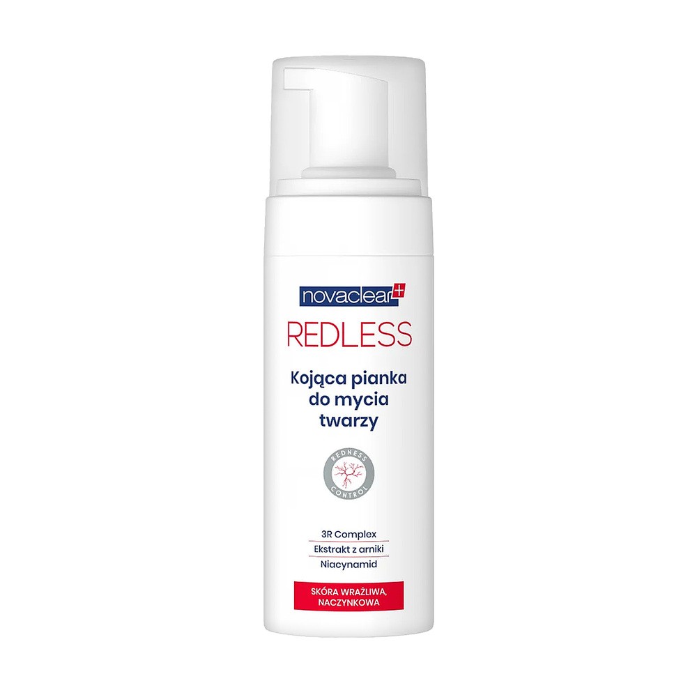 Equalan Novaclear+ Redless kojąca pianka do mycia twarzy 100 ml