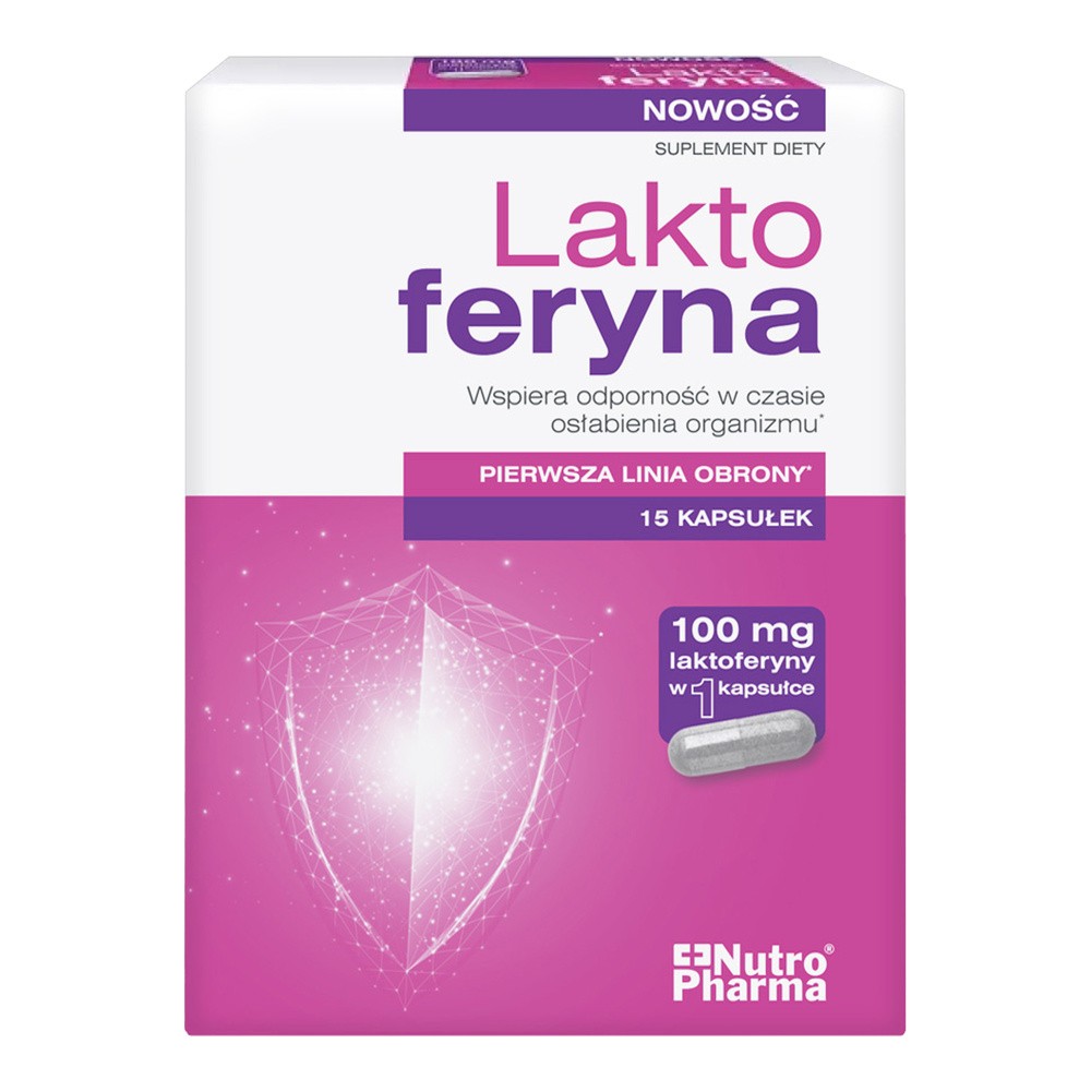 Laktoferyna, 15 kapsułek