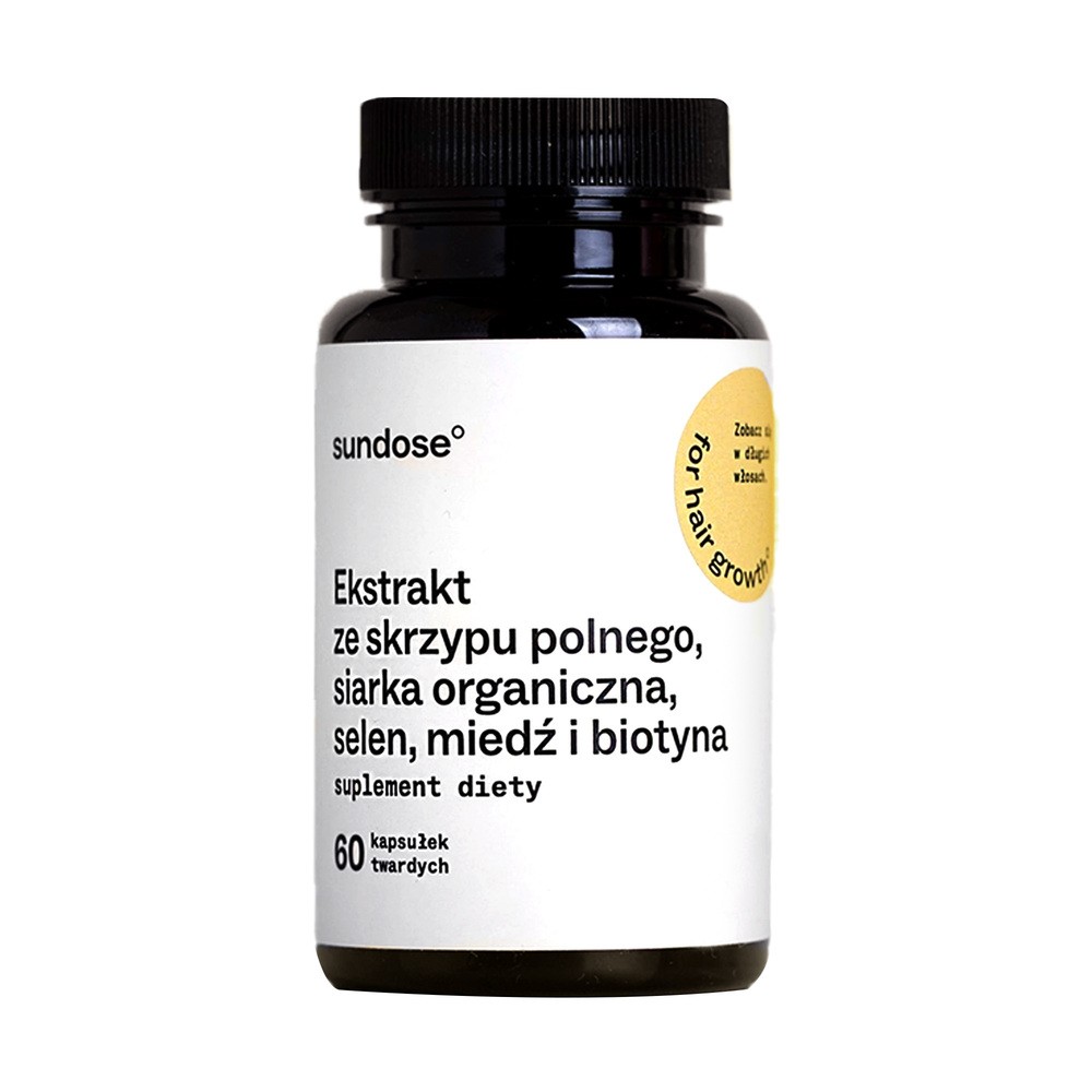 Sundose For Hair growth, 60 kapsułek