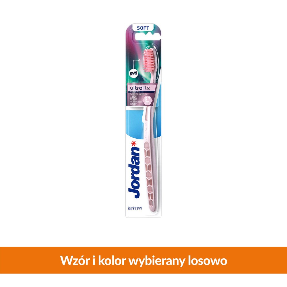 Jordan Ultralite Sensitive Soft Szczoteczka do zębów 1 szt.