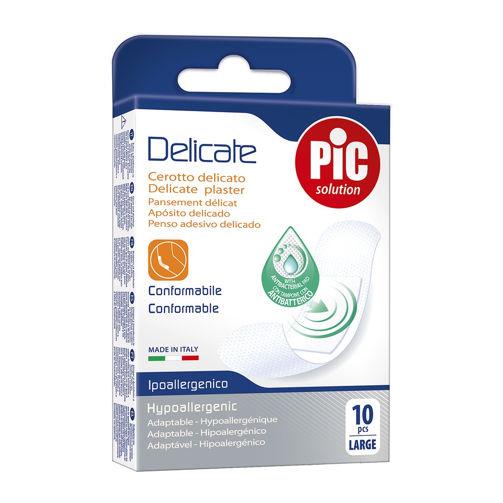 SIROWA PIC Delicate plaster antybakteryjny duży 25 x 72 mm x 10 szt |  OD 199 PLN!