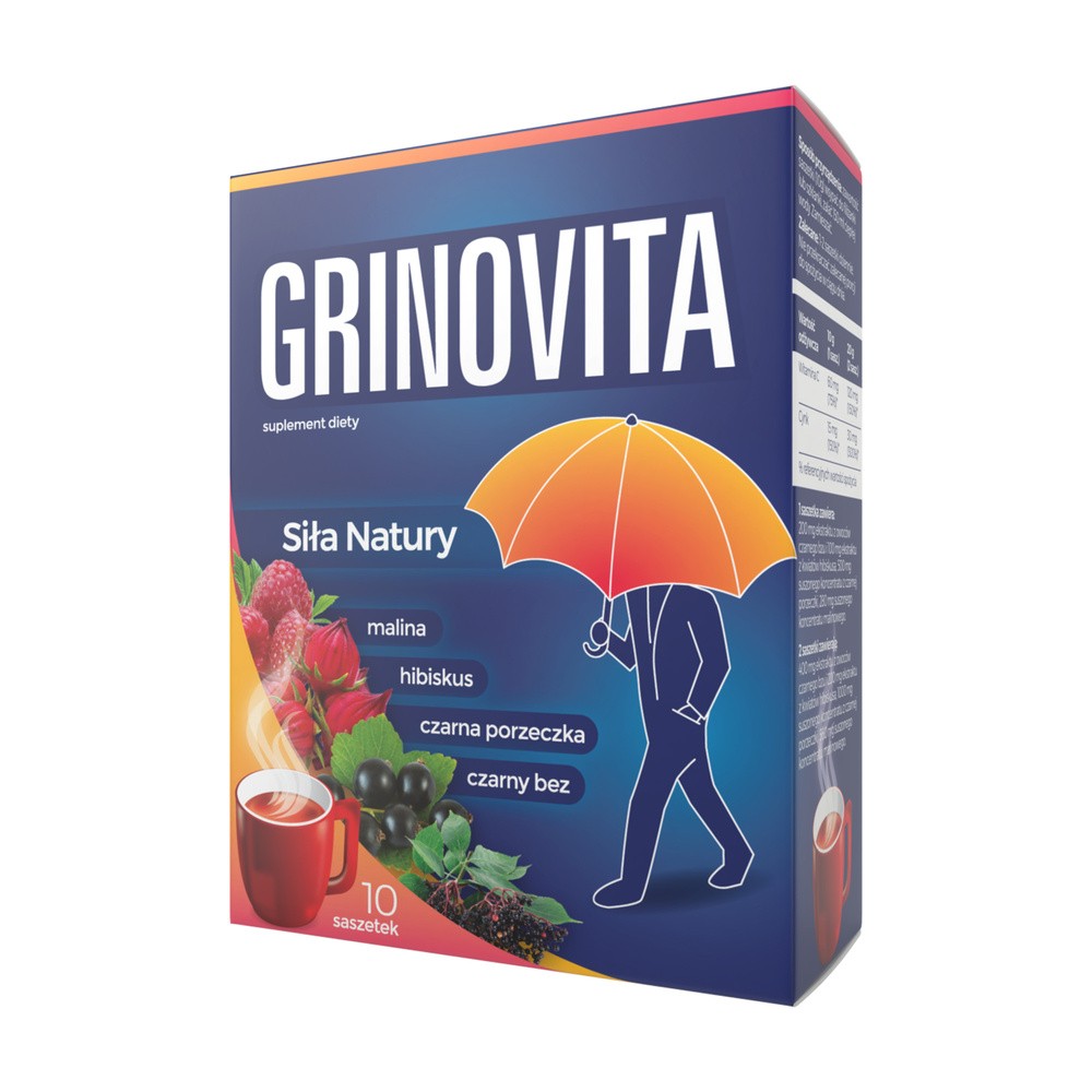 ZDROVIT Grinovita Suplement diety Siła Natury - herbatka 1opakowanie -10 saszetek 132399